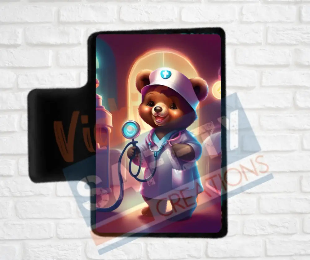 Hair Claw Clips-Bear (asst. health & safety designs) Nurse Bear / 2’’-Small Hair Accessories