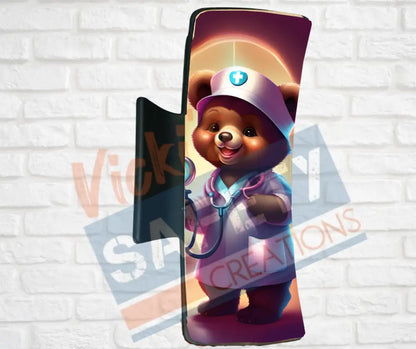 Hair Claw Clips-Bear (asst. health & safety designs) Nurse Bear / 4’’-Large Hair Accessories