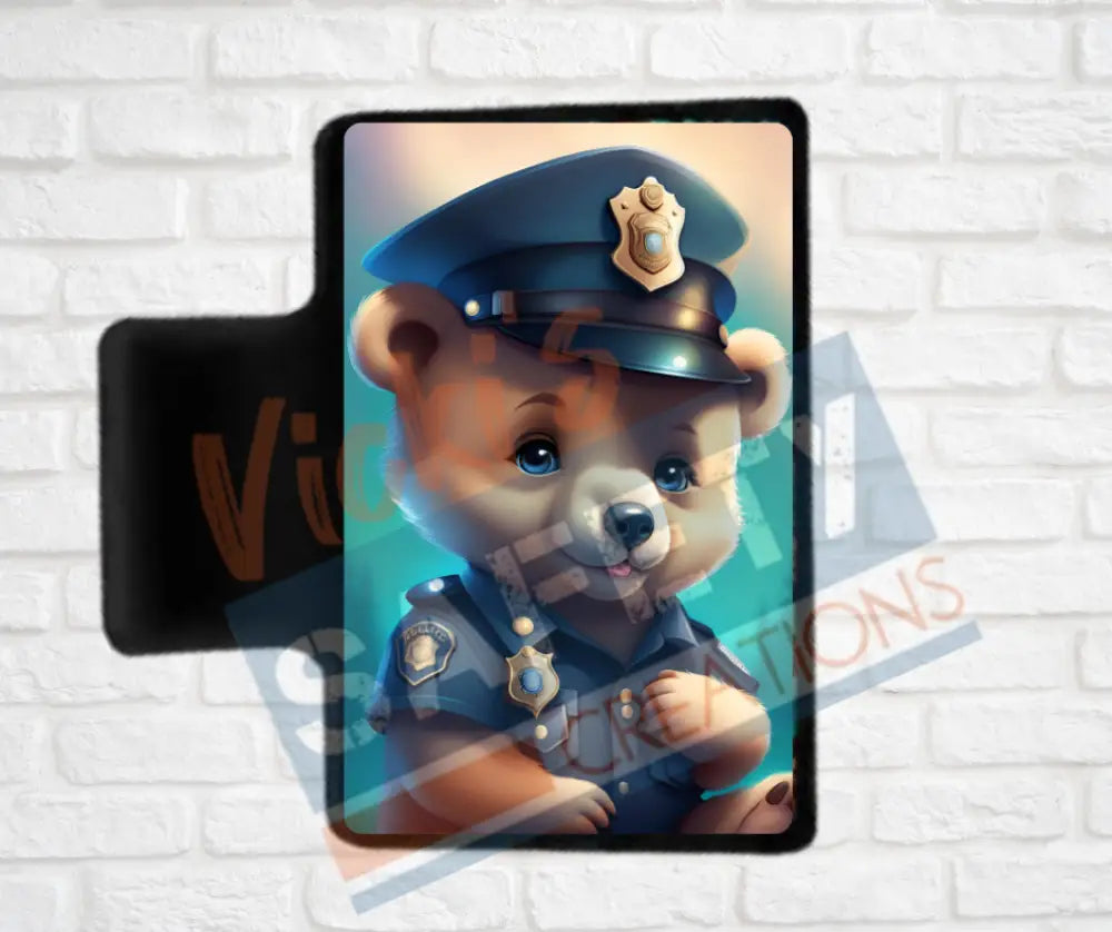 Hair Claw Clips-Bear (asst. health & safety designs) Officer Bear / 2’’-Small Hair Accessories