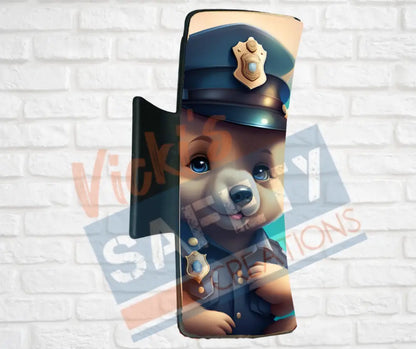 Hair Claw Clips-Bear (asst. health & safety designs) Officer Bear / 4’’-Large Hair Accessories