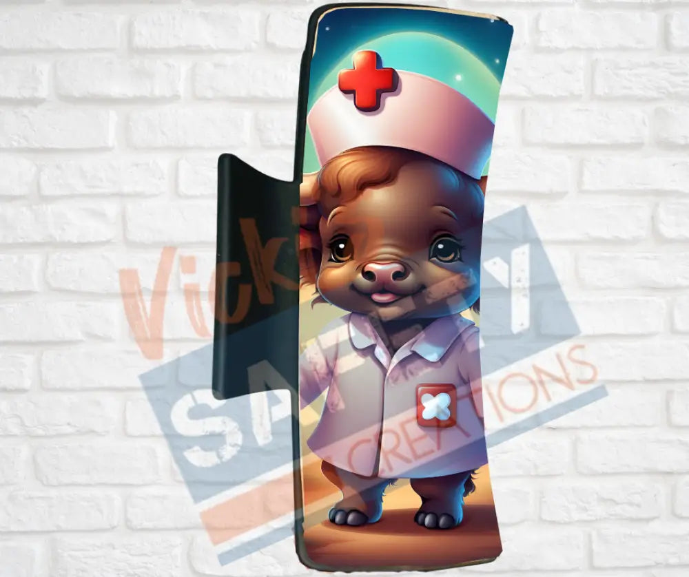 Hair Claw Clips-Buffalo (asst. health & safety designs) Nurse Buffalo / 4’’-Large Hair Accessories