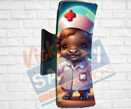 Hair Claw Clips-Buffalo (asst. health & safety designs) Nurse Buffalo / 4’’-Large Hair Accessories