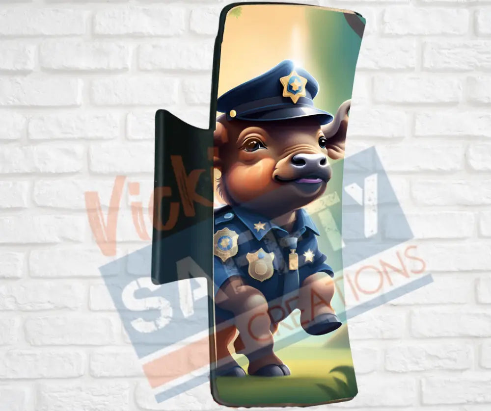 Hair Claw Clips-Buffalo (asst. health & safety designs) Officer Buffalo / 4’’-Large Hair Accessories