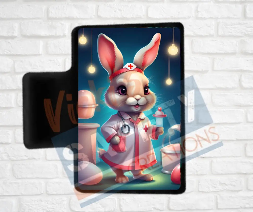 Hair Claw Clips-Bunny (asst. health & safety designs) Nurse Bunny / 2’’-Small Hair Accessories