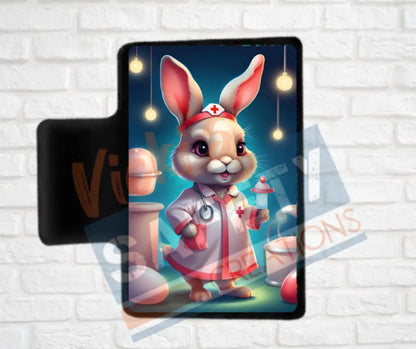 Hair Claw Clips-Bunny (asst. health & safety designs) Nurse Bunny / 2’’-Small Hair Accessories