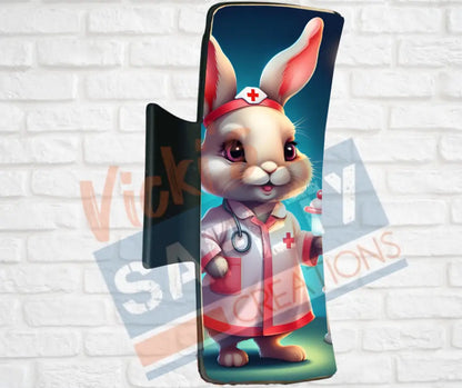 Hair Claw Clips-Bunny (asst. health & safety designs) Nurse Bunny / 4’’-Large Hair Accessories