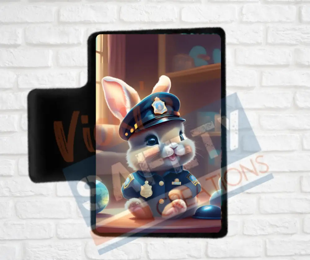 Hair Claw Clips-Bunny (asst. health & safety designs) Officer Bunny / 2’’-Small Hair Accessories