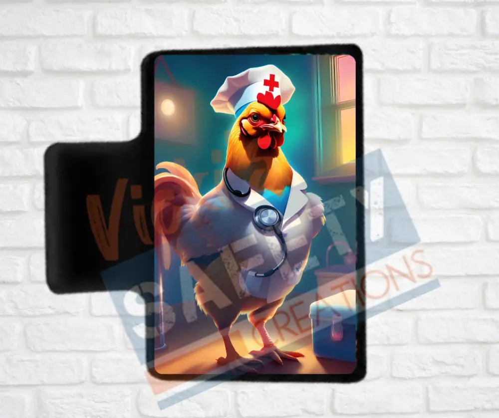 Hair Claw Clips-Chicken (asst. health & safety designs) Nurse Chicken / 2’’-Small Hair Accessories