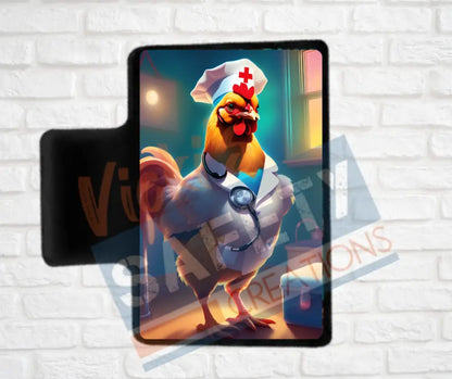 Hair Claw Clips-Chicken (asst. health & safety designs) Nurse Chicken / 2’’-Small Hair Accessories