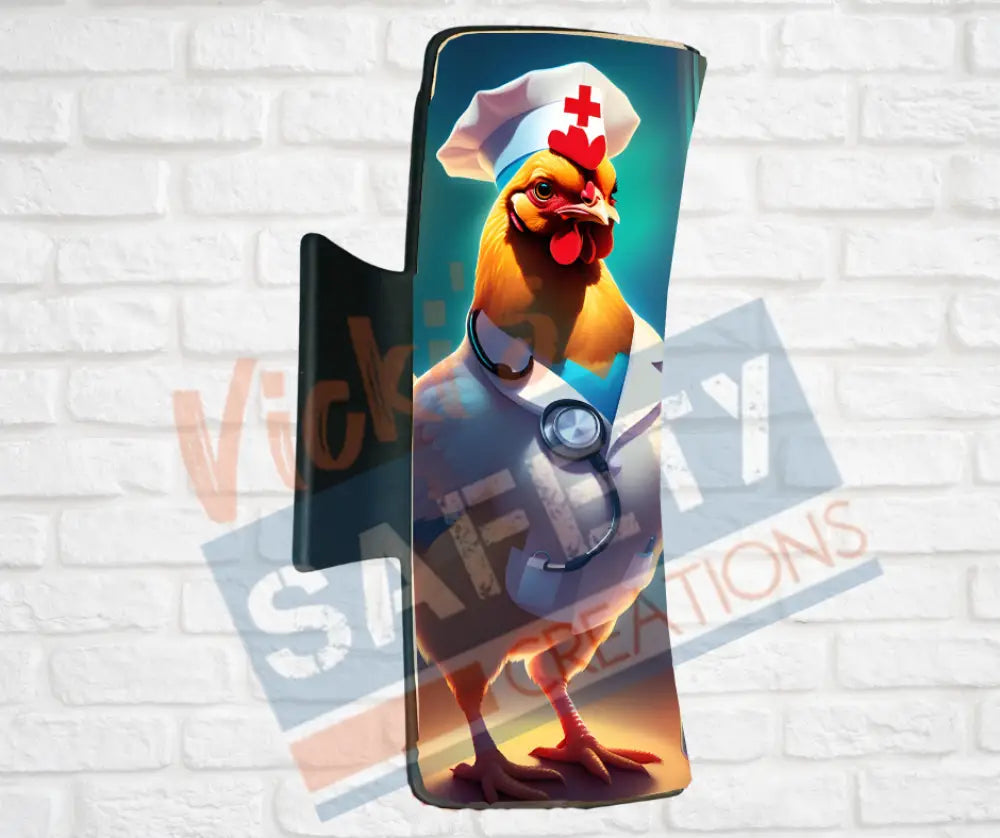 Hair Claw Clips-Chicken (asst. health & safety designs) Nurse Chicken / 4’’-Large Hair Accessories