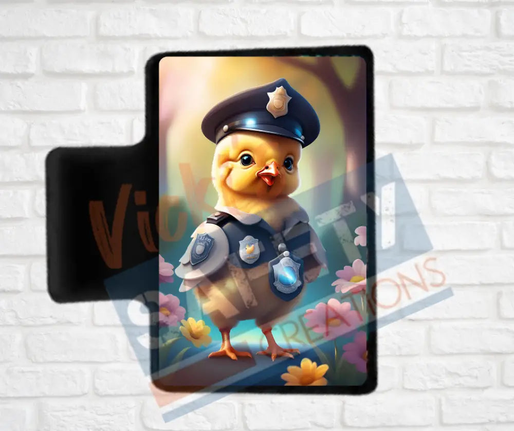 Hair Claw Clips-Chicken (asst. health & safety designs) Officer Chicken / 2’’-Small Hair Accessories