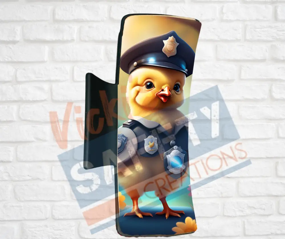 Hair Claw Clips-Chicken (asst. health & safety designs) Officer Chicken / 4’’-Large Hair Accessories