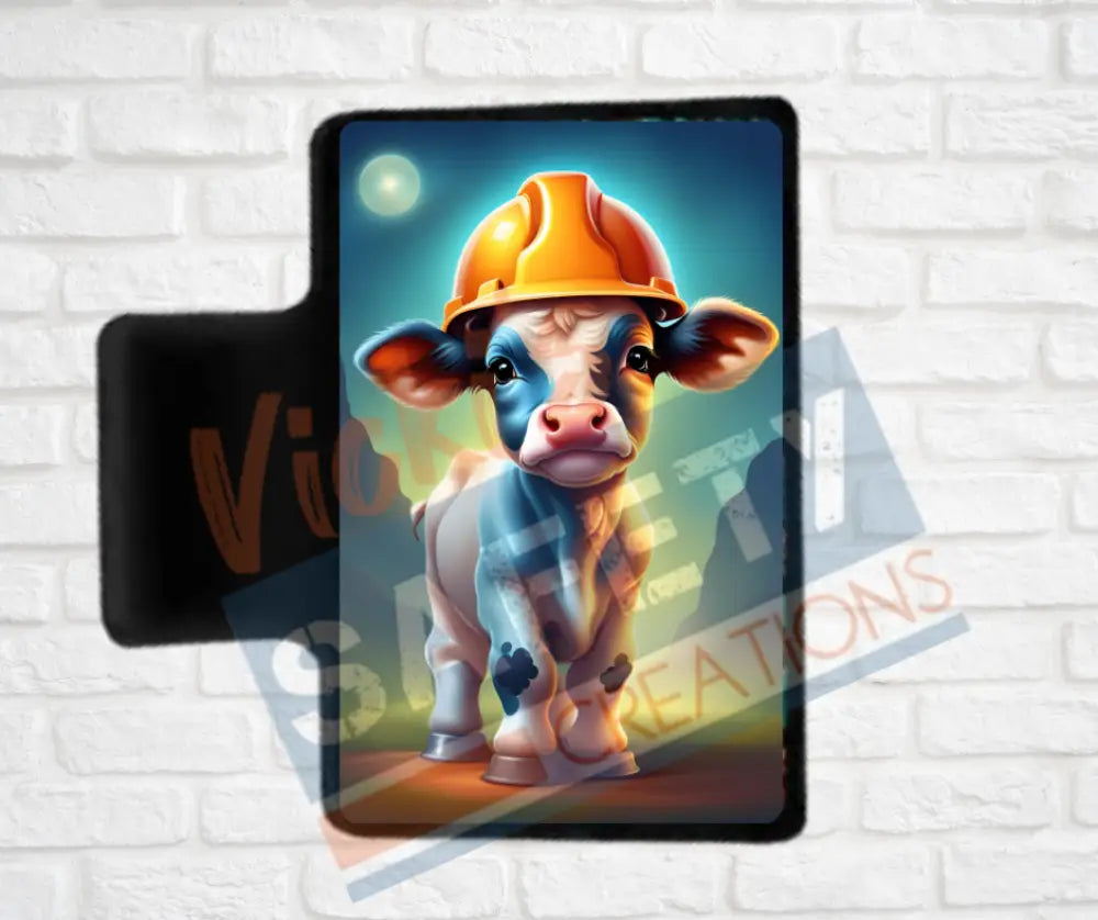 Hair Claw Clips-Cow (asst. health & safety designs) Hard hat Cow / 2’’-Small Hair Accessories