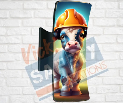 Hair Claw Clips-Cow (asst. health & safety designs) Hard hat Cow / 4’’-Large Hair Accessories