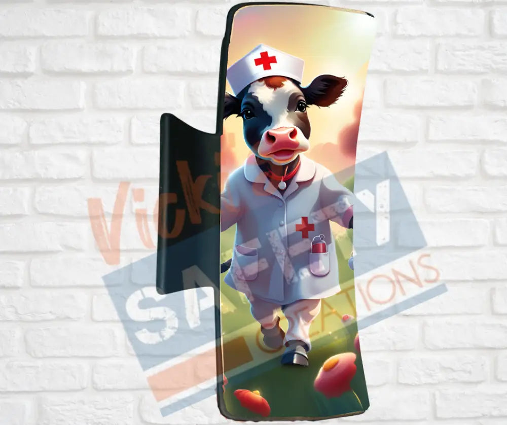 Hair Claw Clips-Cow (asst. health & safety designs) Nurse Cow / 4’’-Large Hair Accessories