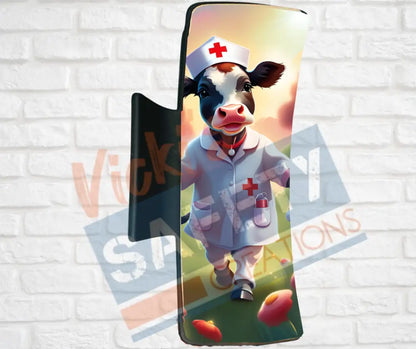 Hair Claw Clips-Cow (asst. health & safety designs) Nurse Cow / 4’’-Large Hair Accessories