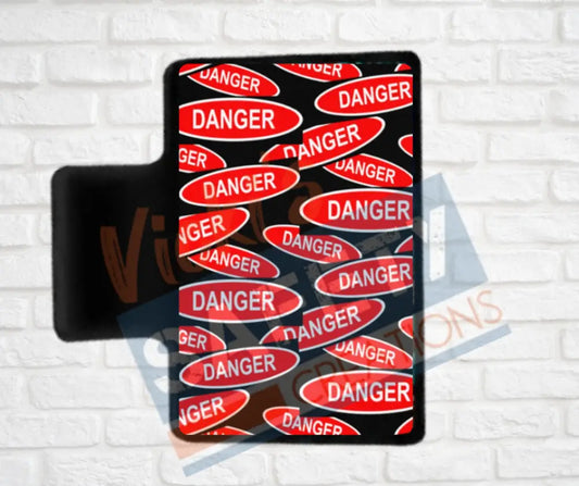 Hair Claw Clips-DANGER Ovals 2’’-Small Hair Accessories