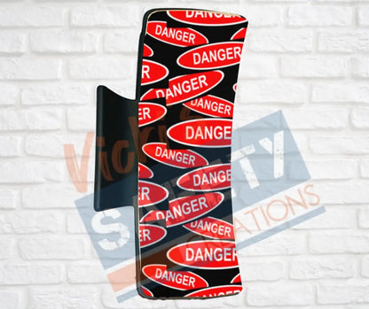 Hair Claw Clips-DANGER Ovals 4’’-Large Hair Accessories