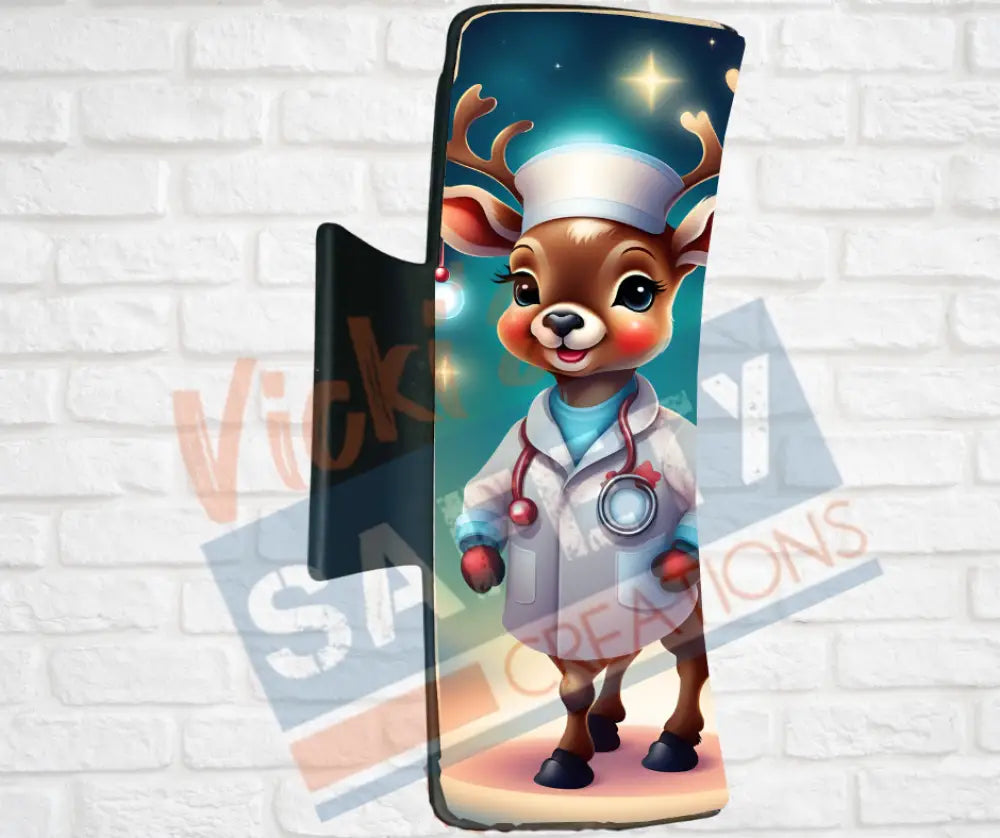 Hair Claw Clips-Deer (asst. health & safety designs) Nurse Deer / 4’’-Large Hair Accessories