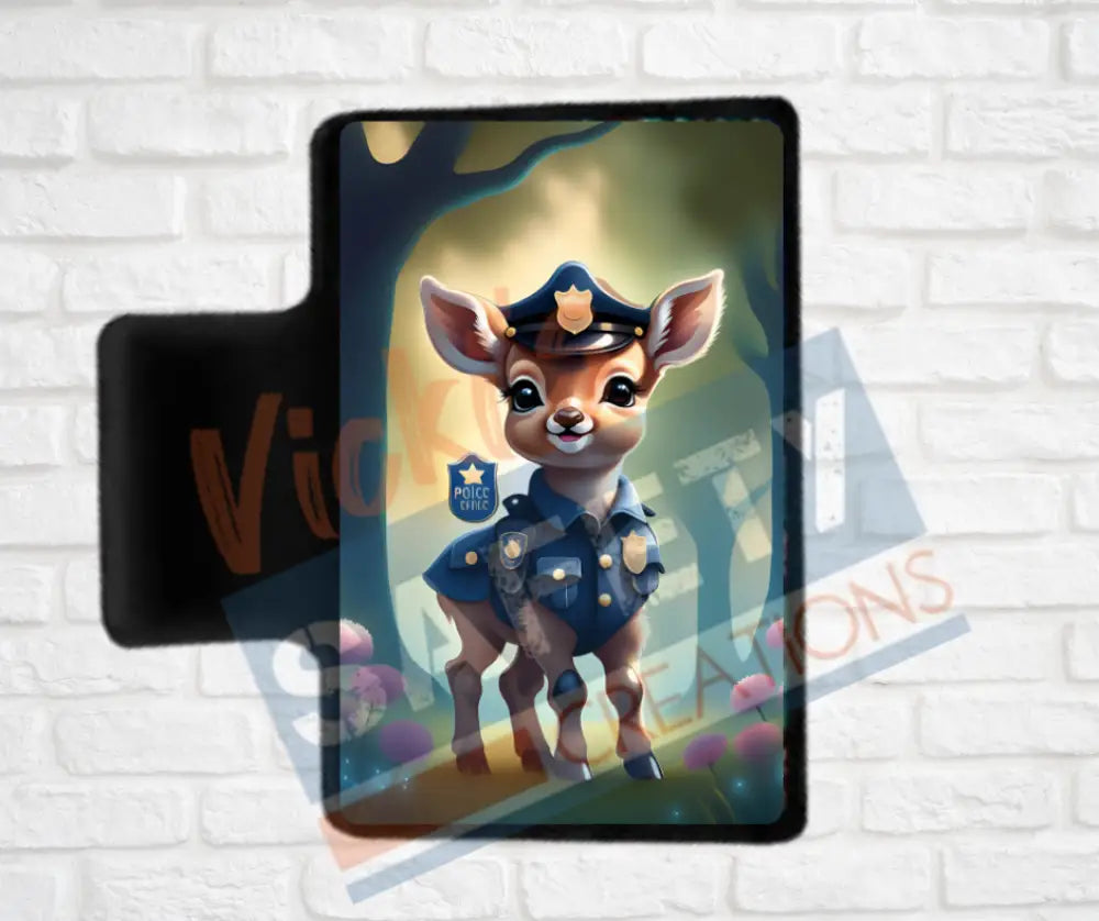 Hair Claw Clips-Deer (asst. health & safety designs) Officer Deer / 2’’-Small Hair Accessories