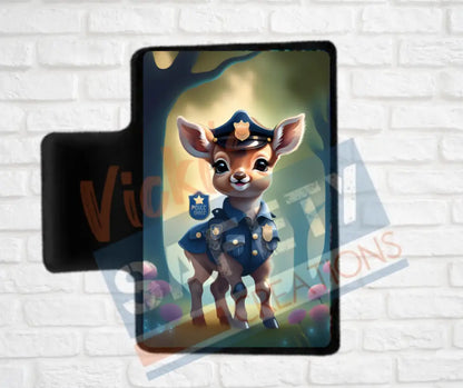 Hair Claw Clips-Deer (asst. health & safety designs) Officer Deer / 2’’-Small Hair Accessories