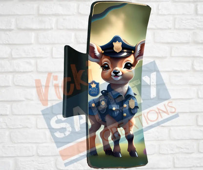 Hair Claw Clips-Deer (asst. health & safety designs) Officer Deer / 4’’-Large Hair Accessories