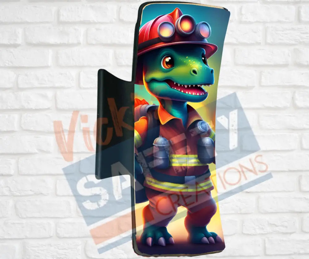 Hair Claw Clips-Dinosaur (asst. health & safety designs) Fire Fighter Dino / 4’’-Large Hair Accessories