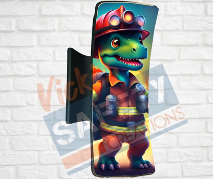 Hair Claw Clips-Dinosaur (asst. health & safety designs) Fire Fighter Dino / 4’’-Large Hair Accessories