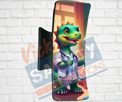 Hair Claw Clips-Dinosaur (asst. health & safety designs) Nurse Dino / 4’’-Large Hair Accessories