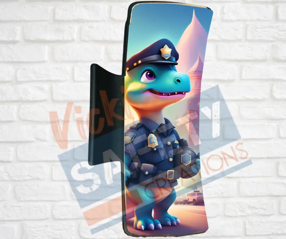 Hair Claw Clips-Dinosaur (asst. health & safety designs) Officer Dino / 4’’-Large Hair Accessories