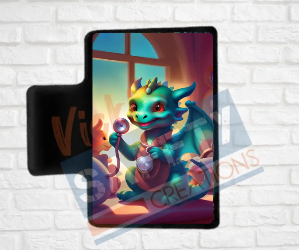 Hair Claw Clips-Dragons (asst. health & safety designs) Nurse Dragon / 2’’-Small Hair Accessories