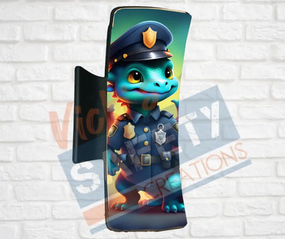 Hair Claw Clips-Dragons (asst. health & safety designs) Officer Dragon / 4’’-Large Hair Accessories