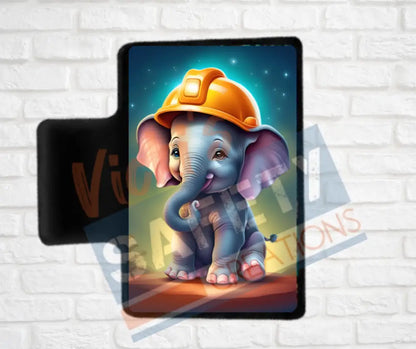 Hair Claw Clips-Elephant (asst. health & safety designs) Hard hat Elephant / 2’’-Small Hair Accessories