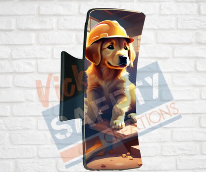 Hair Claw Clips-Golden Retriever (asst. health & safety designs) Hard hat Golden Retriever / 4’’-Large Hair Accessories