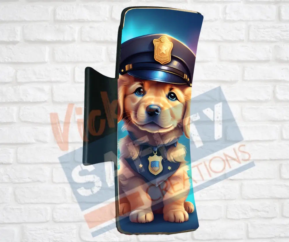 Hair Claw Clips-Golden Retriever (asst. health & safety designs) Officer Golden Retriever / 4’’-Large Hair Accessories