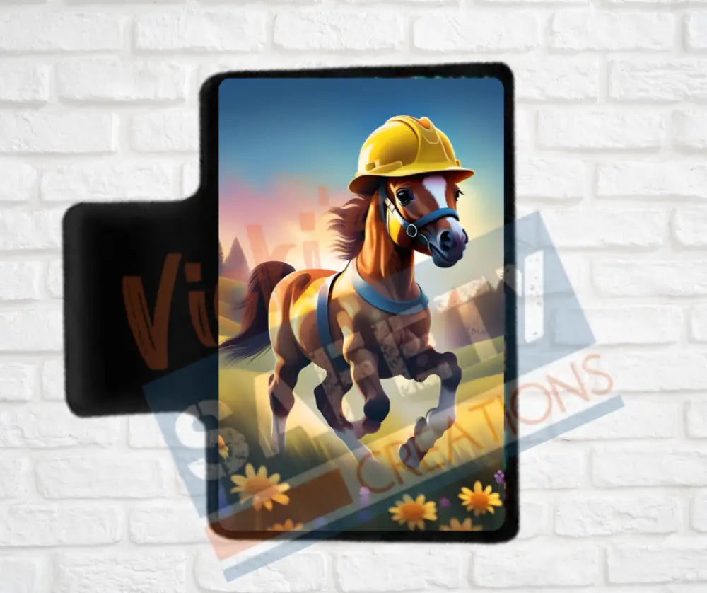 Hair Claw Clips-Horse (asst. health & safety designs) Hard hat Horse / 2’’-Small Hair Accessories