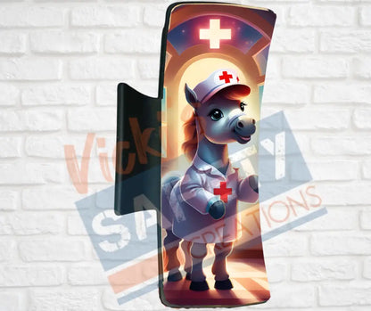 Hair Claw Clips-Horse (asst. health & safety designs) Nurse Horse / 4’’-Large Hair Accessories