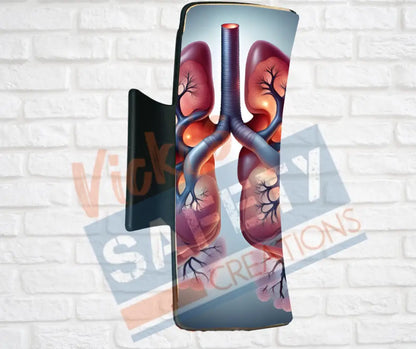 Hair Claw Clips-Human Body (asst. organs) Lungs / 4’’-Large Hair Accessories