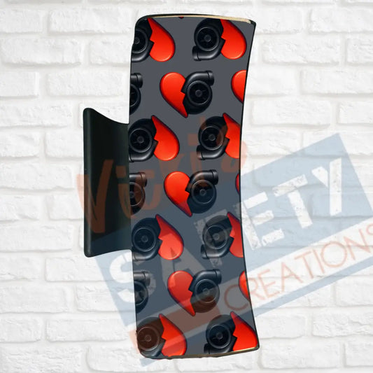 Hair Claw Clips-Keep on Beating on 4’’-Large Hair Accessories