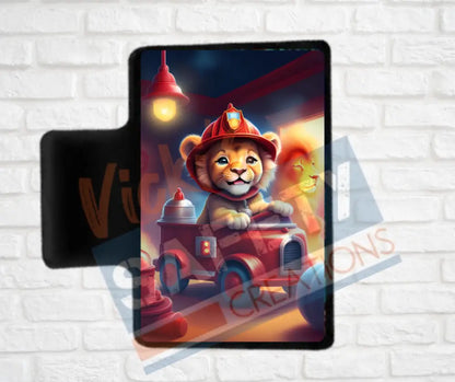 Hair Claw Clips-Lion (asst. health & safety designs) Fire Fighter Lion / 2’’-Small Hair Accessories