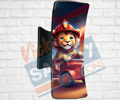 Hair Claw Clips-Lion (asst. health & safety designs) Fire Fighter Lion / 4’’-Large Hair Accessories