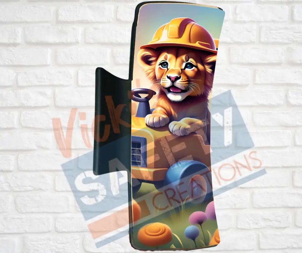 Hair Claw Clips-Lion (asst. health & safety designs) Hard hat Lion / 4’’-Large Hair Accessories