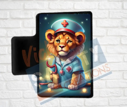 Hair Claw Clips-Lion (asst. health & safety designs) Nurse Lion / 2’’-Small Hair Accessories