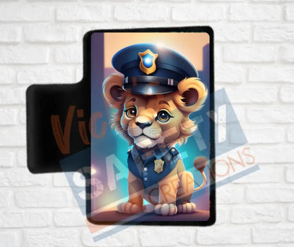 Hair Claw Clips-Lion (asst. health & safety designs) Officer Lion / 2’’-Small Hair Accessories