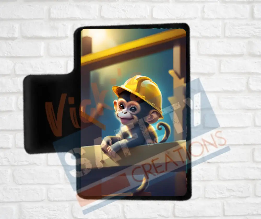 Hair Claw Clips-Monkey (asst. health & safety designs) Hard hat Monkey / 2’’-Small Hair Accessories