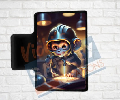 Hair Claw Clips-Monkey (asst. health & safety designs) Welder Monkey / 2’’-Small Hair Accessories