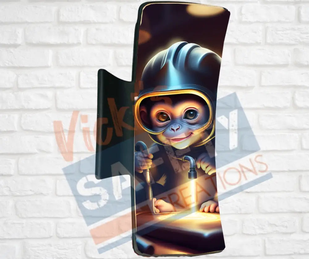Hair Claw Clips-Monkey (asst. health & safety designs) Welder Monkey / 4’’-Large Hair Accessories