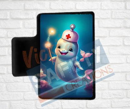 Hair Claw Clips-Narwhal (asst. health & safety designs) Nurse Narwhal / 2’’-Small Hair Accessories