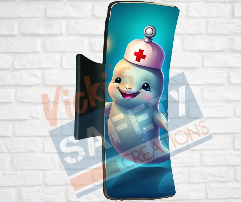 Hair Claw Clips-Narwhal (asst. health & safety designs) Nurse Narwhal / 4’’-Large Hair Accessories