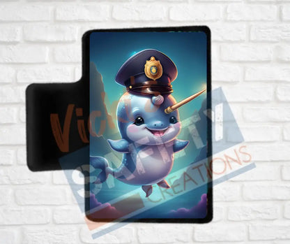 Hair Claw Clips-Narwhal (asst. health & safety designs) Officer Narwhal / 2’’-Small Hair Accessories